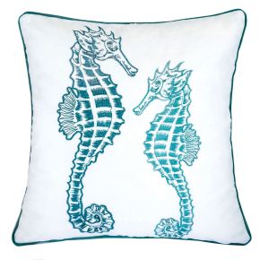 Furniture of America PL8073-2PK Terrie - Pillow (Set of 2) - Teal