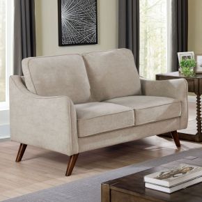 Furniture of America CM6971LG-LV Maxime - Loveseat - Pearl Silver