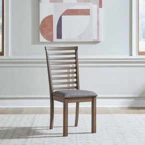 Liberty Furniture 182WT-C2001S Liberty Furniture 182WT-C2001S Brook Bay - Upholstered Ladder Back Side Chair - Sandstone