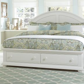 Liberty Furniture 607-BR16FS Summer House - King Storage Footboard - White