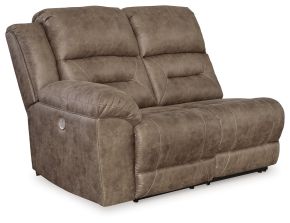 Signature Design by Ashley® 8310663 Ravenel - Laf Reclining Power Loveseat - Fossil