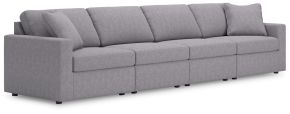 Signature Design by Ashley® 92104S10 Modmax - 4-Piece Sofa - Granite