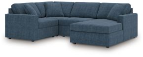 Signature Design by Ashley® 92121S65 Modmax - 4-Piece Sectional With Raf Corner Chaise, With Laf Corner Chair - Ink