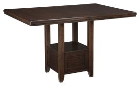Signature Design by Ashley® D596-42 Haddigan - Dark Brown - Rectangular Dining Room Counter Extension Table
