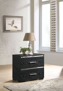 ACME 97052 Laleh - Accent Table - Black (High Gloss)