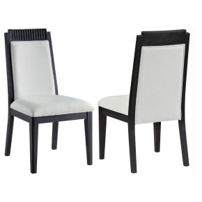 Coaster Fine Furniture 108232 Brookmead - Wood Dining Side Chair (Set of 2) - Ivory And Black