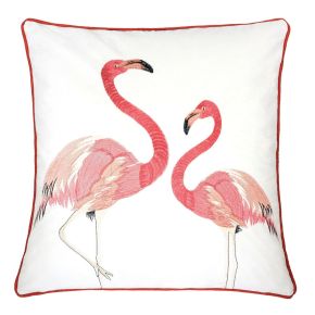 Furniture of America PL8046-2PK Lina - Pillow (Set of 2) - Ivory / Pink