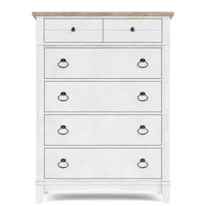 Riverside Furniture 91465 Maddox - 5 Drawer Chest - White