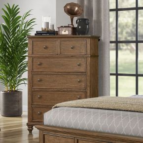Liberty Furniture 104-BR41 Twin Lakes - 5 Drawer Chest - Chestnut