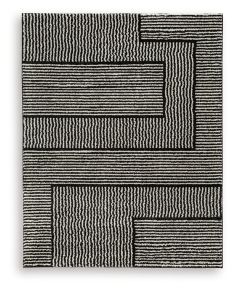 Signature Design by Ashley® R407591 Kurtmen - 8' x 10' Rug - Black / Ivory