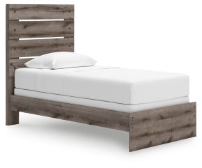 Signature Design by Ashley® PCB2405B12 Graystorm - Twin Panel Bed - Brown Gray