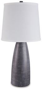 Signature Design by Ashley® L243004 Shavontae - Poly Table Lamp (Set of 2) - Gray