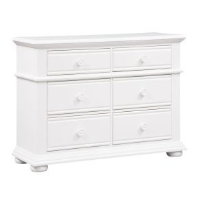 Liberty Furniture 607-BR30 Summer House - 6 Drawer Dresser - Oyster White