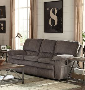 Catnapper 62401-2792/28 Reyes - Power Lay Flat Reclining Sofa - Graphite