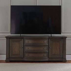 Liberty Furniture 765-TV78 Provence Park - 78" TV Console - Brown