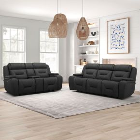 Liberty Furniture 7019CO-UPH-SOLO Chapman - Sofa & Loveseat - Dark Gray