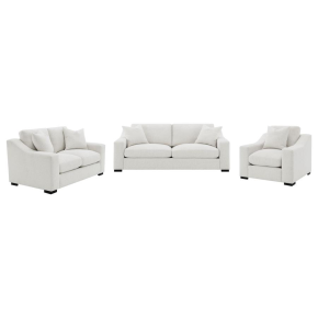 Coaster Fine Furniture 552091-S3 Ashlyn - 3 Piece Upholstered Track Arm Sofa Set - Sand