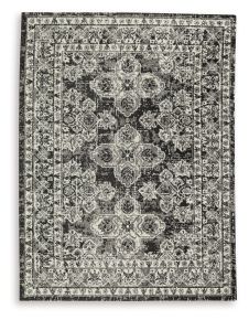 Signature Design by Ashley® R407272 Glennisman - 5' x 7' Rug - Black / Gray / Ivory