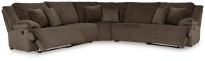 Ashley Furniture 92705S3 Ashley Furniture 92705S3 Top Tier - 5-Piece Reclining Sectional - Chocolate