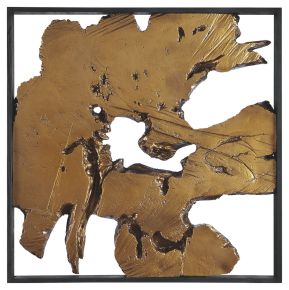 Ashley Furniture A8010126 Fabiana - Black / Gold Finish - Wall Decor