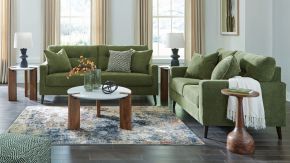 Signature Design by Ashley® 26107/38/35 Bixler - Olive - 2 Pc. - Sofa, Loveseat