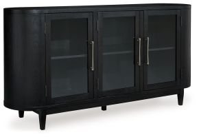 Signature Design by Ashley® D821-60 Rowanbeck - Black - Dining Room Server