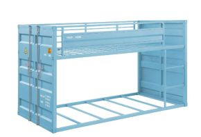 ACME 37810 Cargo - Twin Over Twin Bunk Bed - Aqua