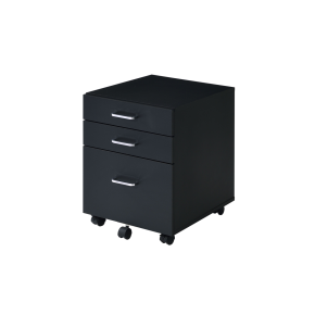 ACME 93199 Tennos - Cabinet - Black & Chrome Finish