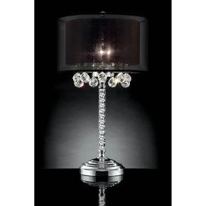 Furniture of America L9150T Minn - Table Lamp - Pearl Silver