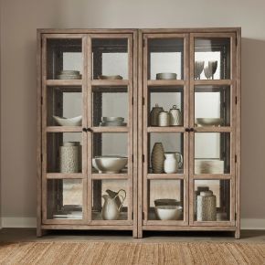 Liberty Furniture 780-DR-2BC Proximity Place - 2 Piece Bunching Cabinet Set - Brown