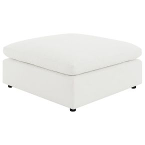 Coaster Fine Furniture 551753 Raleigh - Boucle Upholstered Ottoman - Ivory