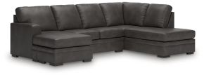 Signature Design by Ashley® PC61610S1 Lofton-Pike - 2-Piece Sectional With RAF Corner Chaise - Shadow