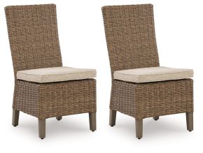 Ashley Furniture PCP790-601 Laguna Heights - Side Chair With Cushion (Set of 2) - Beige
