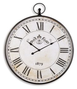 Signature Design by Ashley® A8010110 Augustina - Wall Clock - Antique Black