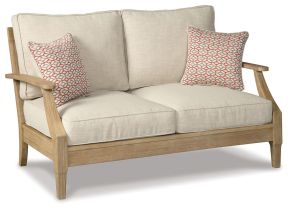 Signature Design by Ashley® P801-835 Clare View - Loveseat w/Cushion - Beige
