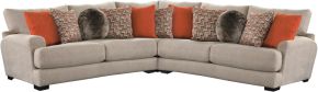 Jackson 449863-1796/36-2870/24 Ava Sectional - LAF Sofa - Cashew
