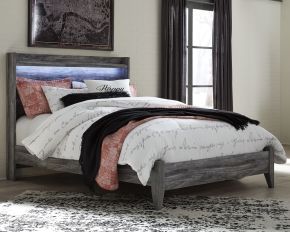 Signature Design by Ashley® B221/57/54 Baystorm - Queen Panel Bed - Gray