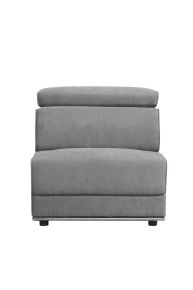 ACME 53722 Alwin - Armless Chair - Dark Gray Fabric