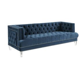 ACME 56455 Ansario - Sofa - Blue Velvet
