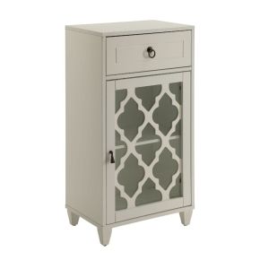 ACME 97378 Ceara - Accent Table - White - 33"