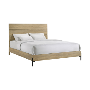 Intercon NH-BR-2460K-VNM-C Newhall - King Bed - Vintage Oak Melamine