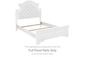 Signature Design by Ashley® B743-86 Realyn - Full Panel Rails - Chipped White