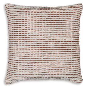 Ashley Furniture A1001038 Nashlin - Pillow (Set of 4) - White / Rust