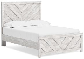 Ashley Furniture B3788B2 Ashley Furniture B3788B2 Cayboni - Full Panel Bed - Whitewash