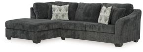 Signature Design by Ashley® 35504S3 Biddeford - 2-Piece Sleeper Sectional With Laf Corner Chaise - Ebony