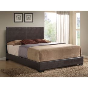 ACME 14367EK Ireland III - Eastern King Bed - Brown PU