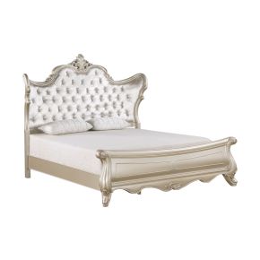 New Classic 00-992-100 Monique - 6/6 Eastern King Bed - Champagne