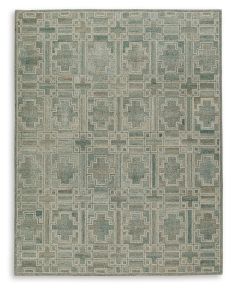 Signature Design by Ashley® R406911 Jossland - Green / Iory - Large Rug