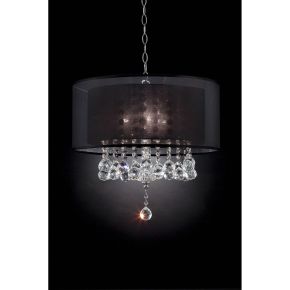 Furniture of America L9150H Minn - Ceiling Lamp - Pearl Silver