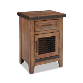 Intercon TS-BR-3501-CYB-C Taos - 1 Drawer Nightstand - Canyon Brown